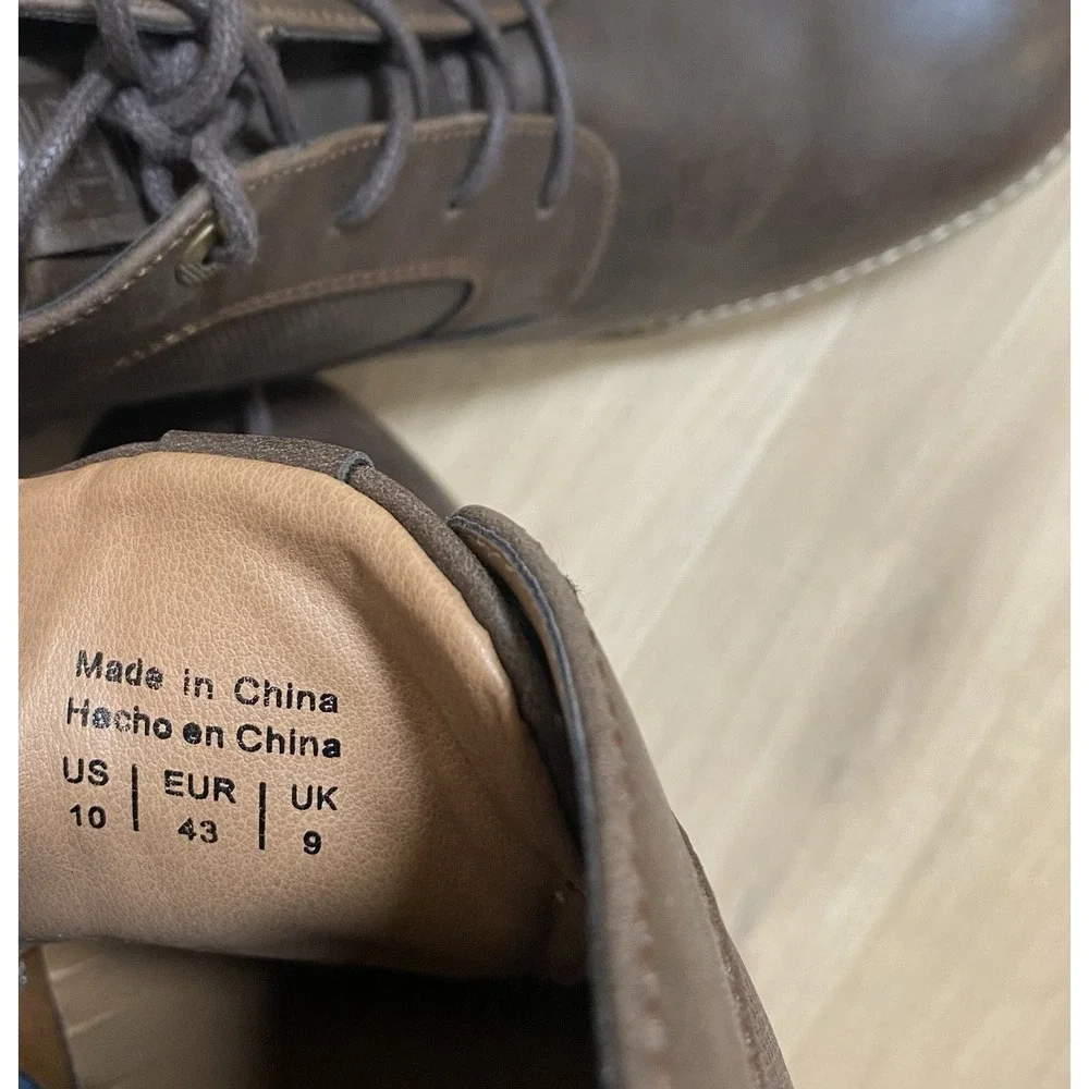 Rye by Hawker Rye Men's‎ Boots Brown Lace Up Chukka Boots US 10